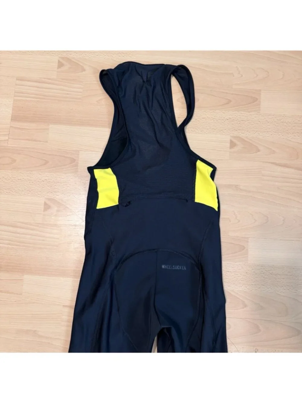 Rapha Cycling Suit Tights L Black Neon Stretch Unisex Compression Biking